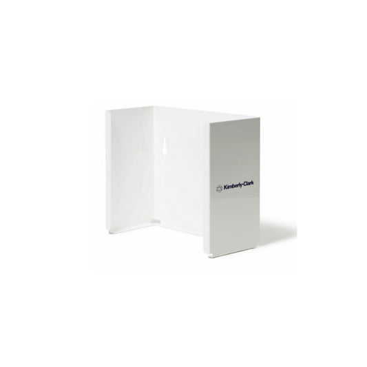 HALYARD Face Mask Box Holder, Tie Style, White, H7.7 x W7.7