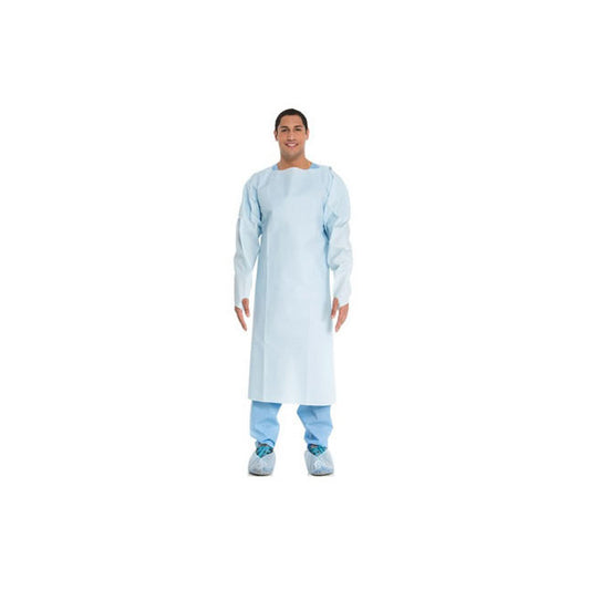 HALYARD Impervious Comfort Gown, Knit Cuff, XXL, Blue, W33 x L49 - 100 Per Case