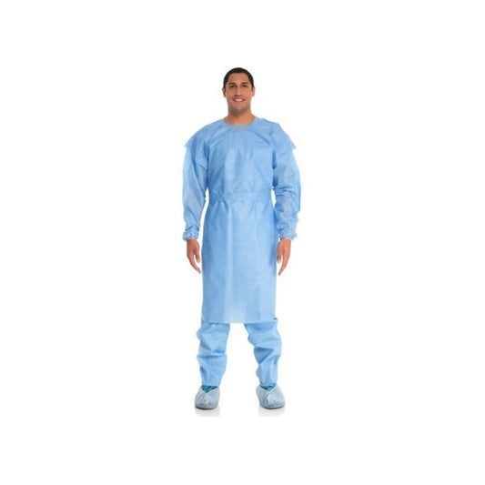 HALYARD Isolation Gown Tri-Layer, AAMI Level 3, Large, Blue, L46 - 100 Per Case