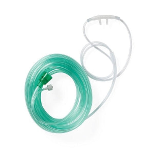 Medline SuperSoft CO2 Cannulas, 10' O2 Tubing, 10' CO2 Tubing, Male, Adult.