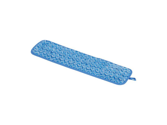 Rubbermaid HYGEN 18" Microfiber Mop Pad, Blue - 12 Per Case