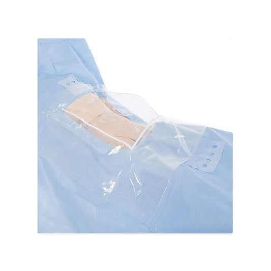 Halyard C-Section Fluid Collection Drape, with Triangular Fenestration, Sterile - 8 Per Case