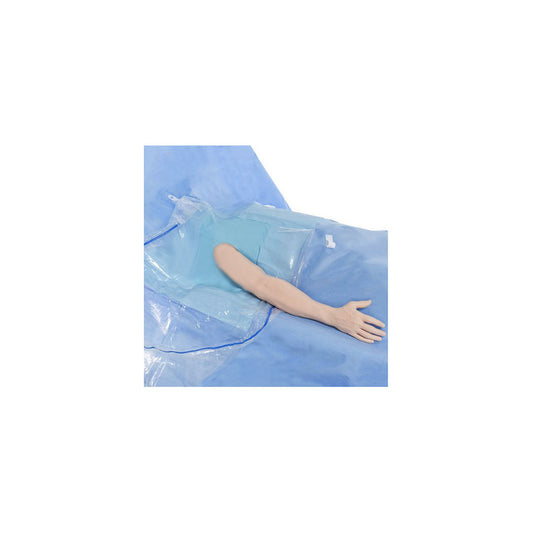 Halyard Extremity Drape, Universal, Circular Fenestration, L131 x W90 - 14 Per Case