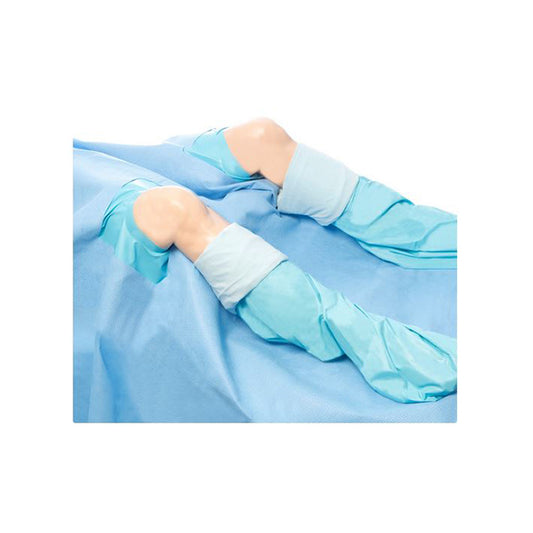 Halyard Orthopedic Limb Drape, Bilateral, W76 x L120, Two Circular Fenestration 2.5, Sterile - 14 Per Case