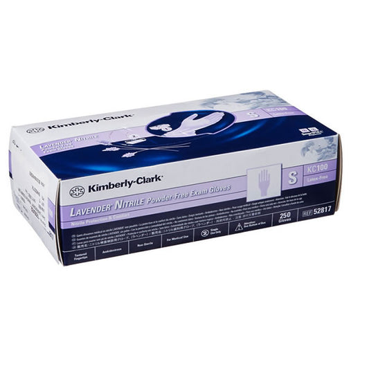 Halyard LAVENDER™ Exam Glove, Nitrile, Single