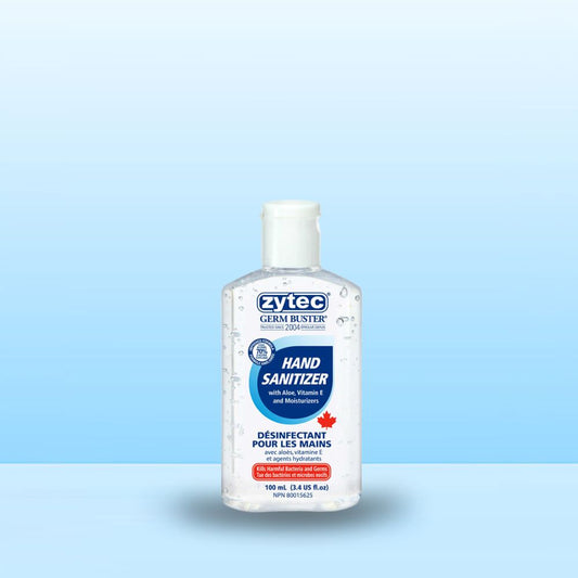 Hand Sanitizer Gel 70% Alcohol with Aloe, Vitamin E & Moisturizers, 100 mL, Flip Cap