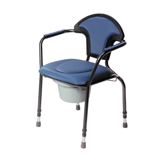 Herdegen Adjustable Commode Chair, 44 x 40 cm with Removable Pail