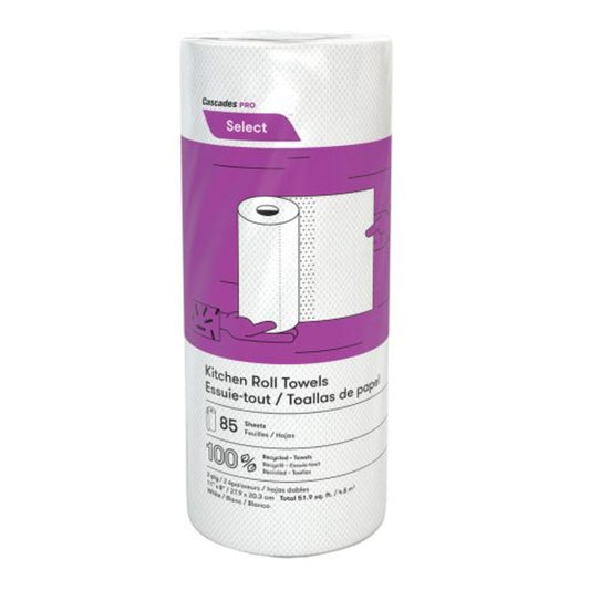 Cascades PRO Select Kitchen Roll Towel, 2-Ply, White, 85 sheets - K085