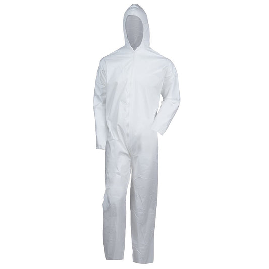 Kleenguard A40 Breathable Back Liquid And Particle Protection Coveralls, Large, Case of 25