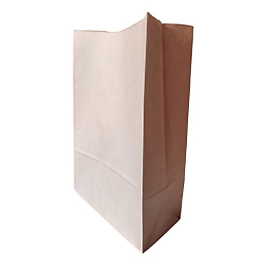 Kraft Barrel Sack Bag 12” x 7” x 17” - 500 Per Case