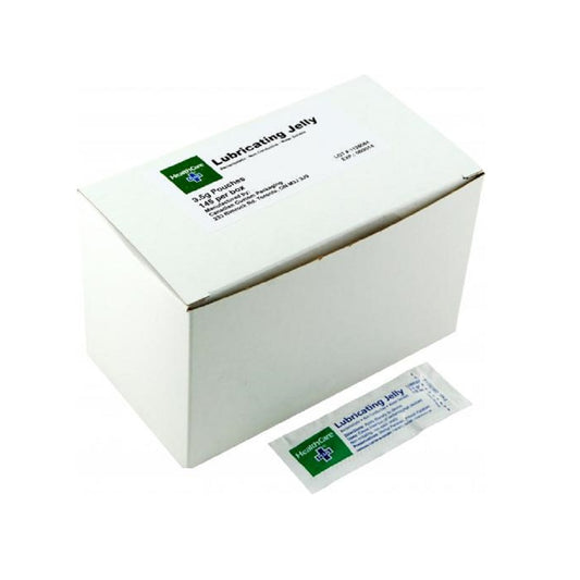 HealthCare Plus Lubricating Jelly - 3.5g Pouches, 145/Box