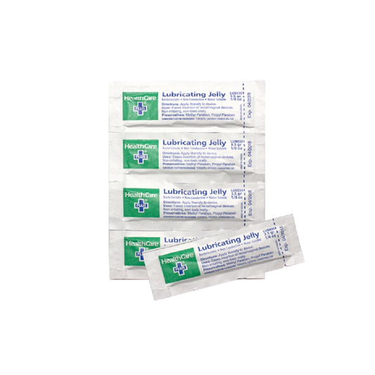 HealthCare Plus Lubricating Jelly - 3.5g Pouches, 145/Box