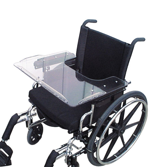 Lexan Tray with Slide-On for 20" and 22" Wheelchairs