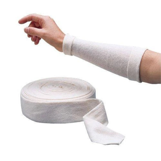 Medline 100% Cotton Stockinette Tubular Bandage - 4" x 25 yd