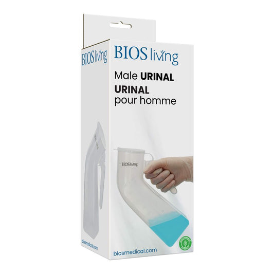 Male Urinal - Clear Plastic
