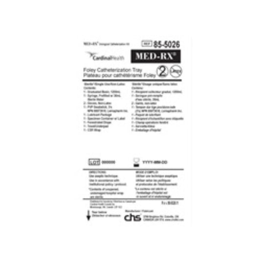 Med-Rx® Foley Catheterization Tray- 85-5026