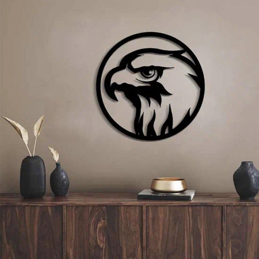 METAL WALL ART - EYE OF THE EAGLE