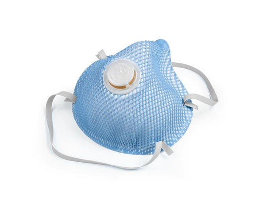 Moldex Disposable Particulate Respirator with Exhale Valve, NIOSH Approved - 100 Per Box