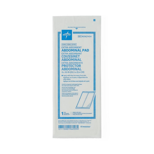 Medline Abdominal Pads, 8" x 10" - NON21454
