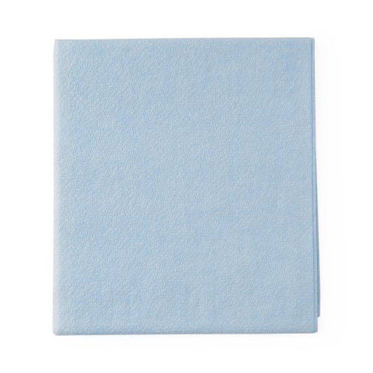 Medline Disposable Tissue/ Poly Flat Stretcher Sheets, Pack of 50, NON24335
