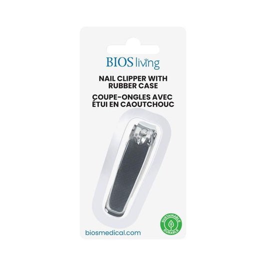 BIOS Living Nail Clipper with Rubber Case