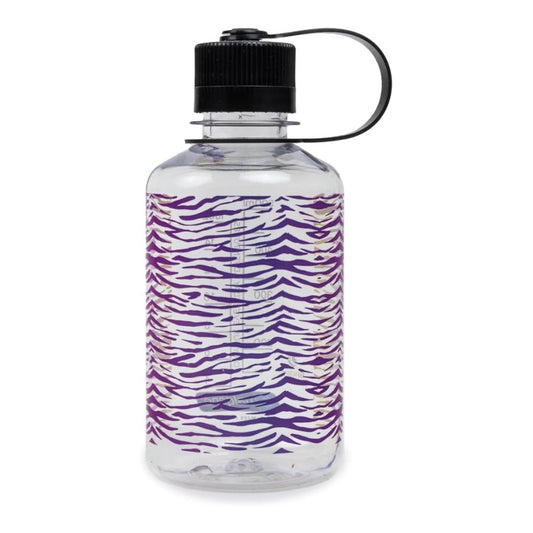 Nalgene Clear Rainbow Zebra, Narrow Mouth Water Bottle, 16 oz.