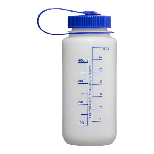 Nalgene Wide-Mouth Round Loop-Top Bottle, HDPE, 16 oz.