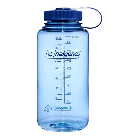 Nalgene Baby Blue Sustain, Wide Mouth Water Bottle, 32 oz.