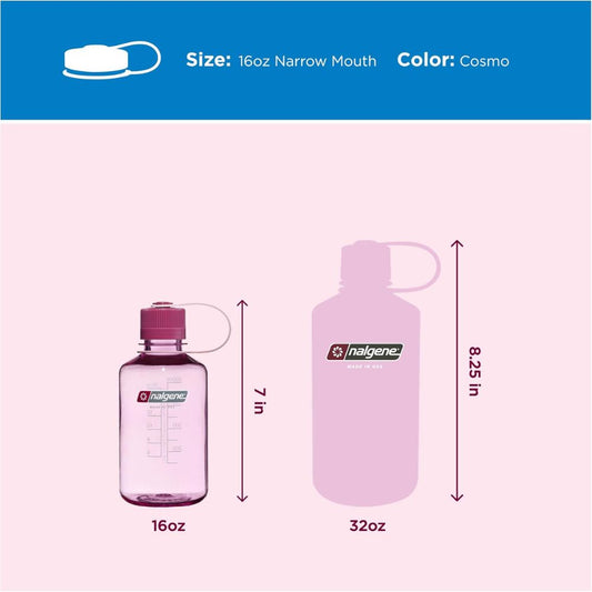 Nalgene Cosmo Sustain, Narrow Mouth Water Bottle, 16 oz.