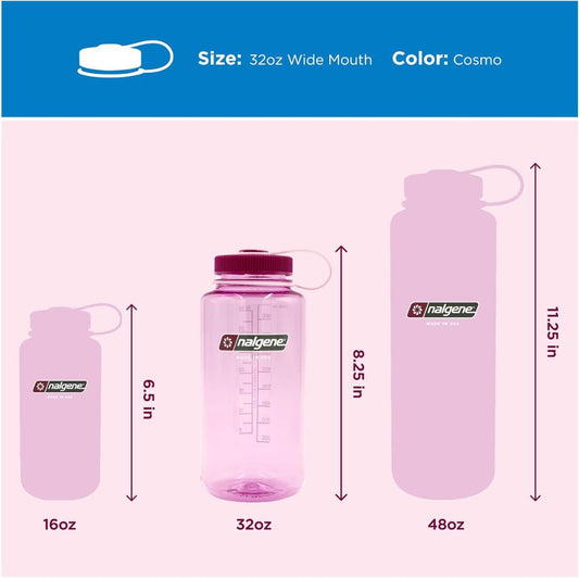 Nalgene Cosmo Sustain, Wide Mouth Water Bottle, 32 oz.