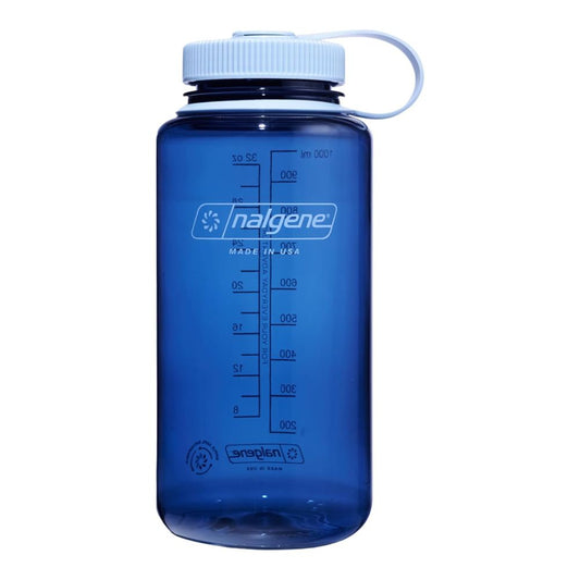 Nalgene Indigo Sustain, Wide Mouth Water Bottle, 32 oz.