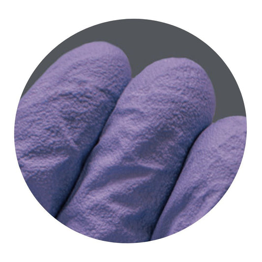 Primed® Freedom Nitrile Exam Glove Chemo Tested Powder-free Textured Fingertips Indigo