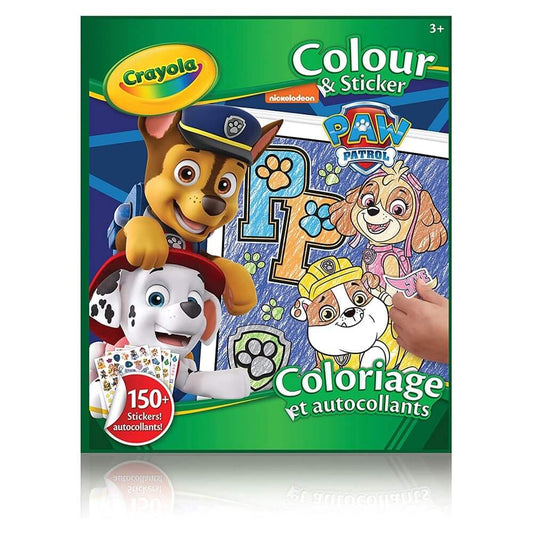 Crayola Paw Patrol Colours And Stickers - Case of 12 Packs