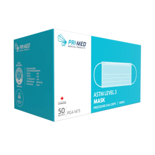 ASTM Level 1 Pediatric Earloop Face Mask - Blue