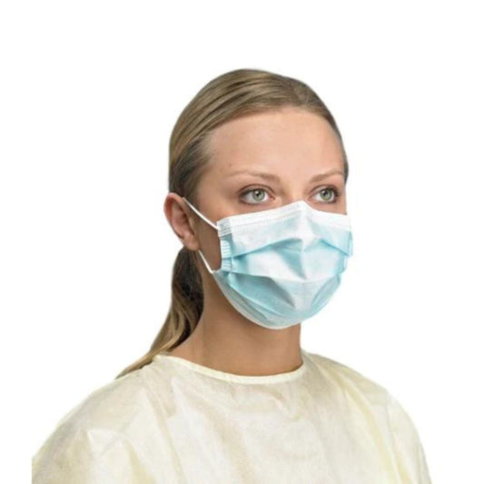 PRIMED ASTM Level 2 Procedure Earloop Face Mask - Blue