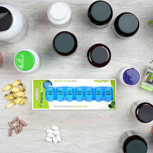 BUBBLE LOCK PILL AND VITAMIN PLANNER