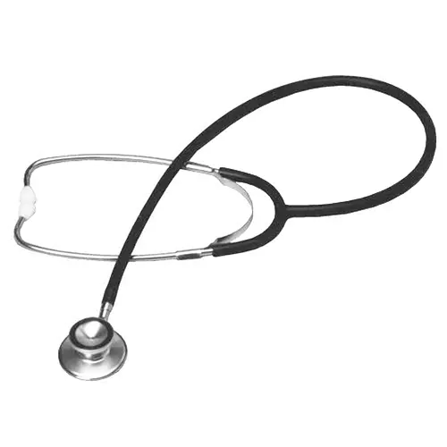 Premature Infant Double Head Stethoscope, Black