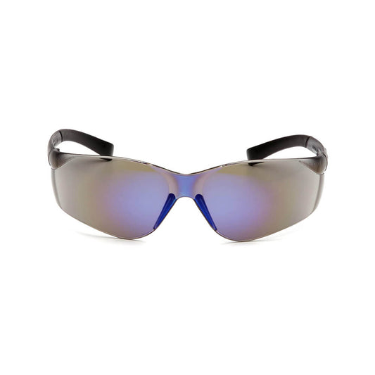 Pyramex Ztek Safety Glasses - Blue Mirror Lens With Blue Temples