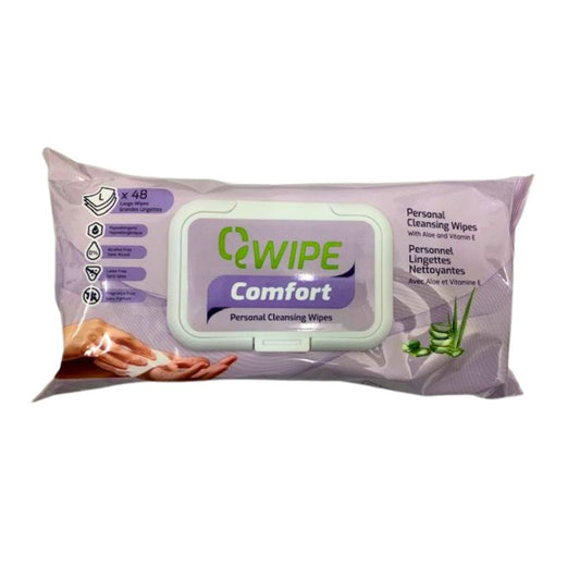 Qwipe Comfort Extra-Large Pre-Moistened Hygiene Wipes