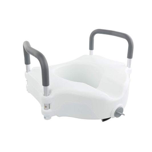 Raised Toilet Seat with Handles