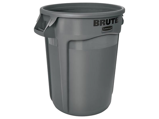 Rubbermaid BRUTE 32-Gallon Grey Trash Container