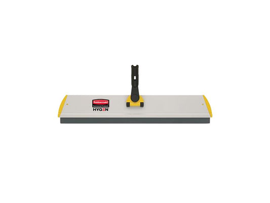 Rubbermaid HYGEN 24" Quick-Connect Frame with Squeegee, Silver - 6 Per Case