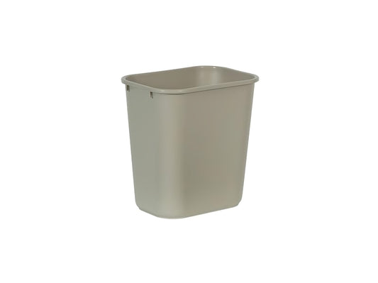 Rubbermaid Wastebasket Medium 28-Quart Beige