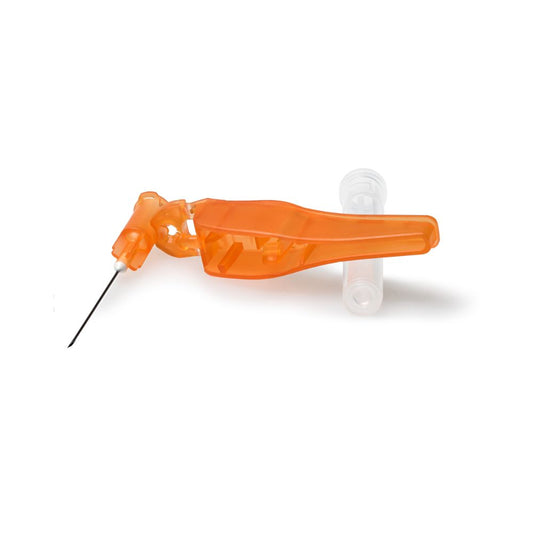 SOL-M Safety Flip Style Needle 25G x 5/8 in. - Box of 100