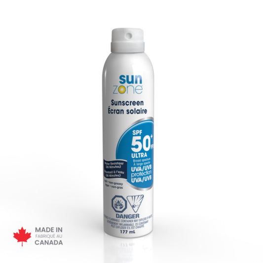 SUNZONE SPF 50+ Sunscreen Spray, 177 mL