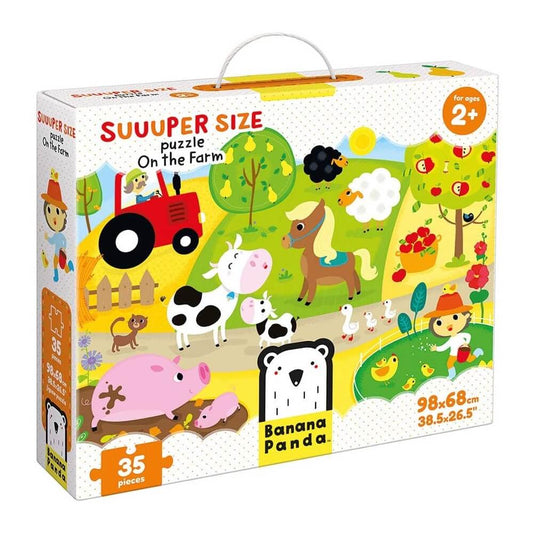 Suuuper Size Puzzle-On The Farm