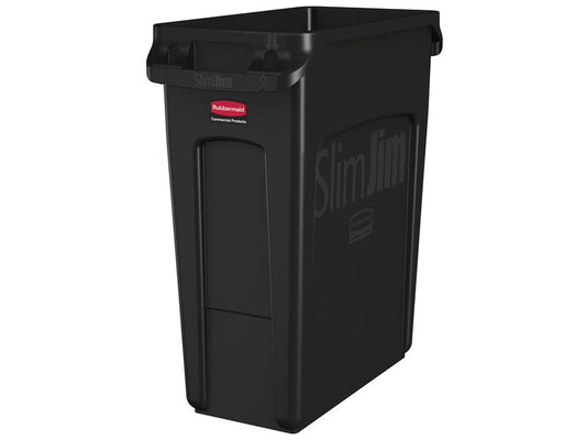 Slim Jim 16-Gallon Vented Trash Can
