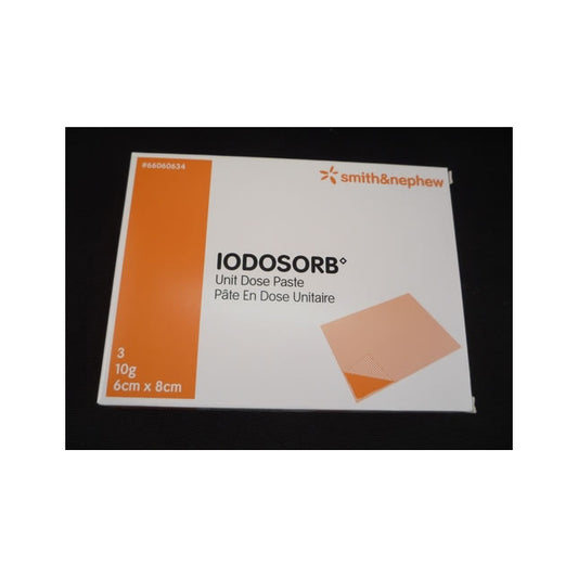 Smith & Nephew IODOSORB™ Cadexomer Iodine Paste Dressing, 6cm x 8cm, 10gm