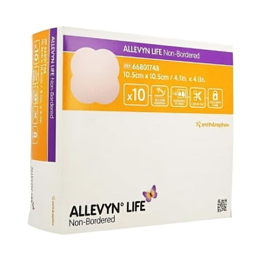 Smith & Nephew ALLEVYN™ Life Non-Bordered Foam Dressing, W10.5cm x L10.5cm