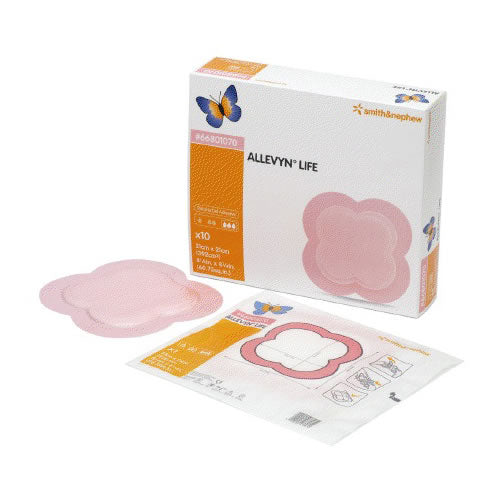 Smith & Nephew ALLEVYN™ Life Advanced Foam Wound Dressing (5-Layer), 21cm x 21cm